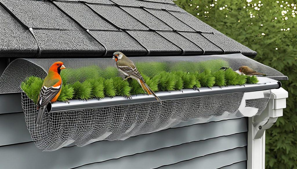 Vogelwering Dakgoot