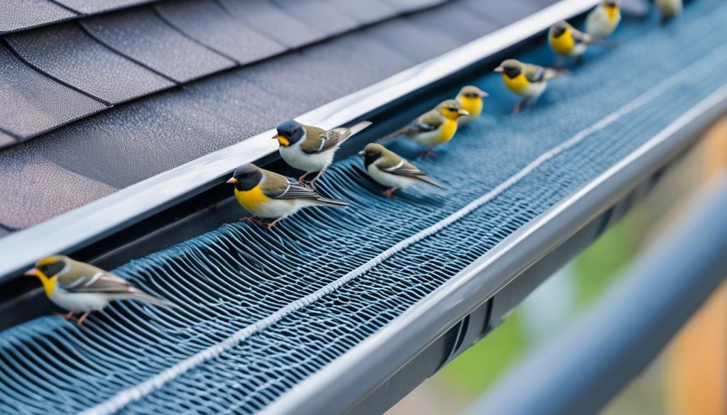 Vogelwering Dakgoot