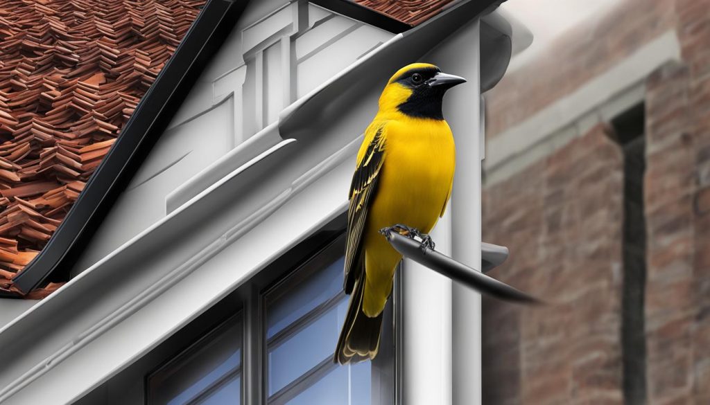 Vogelwering Dakgoot