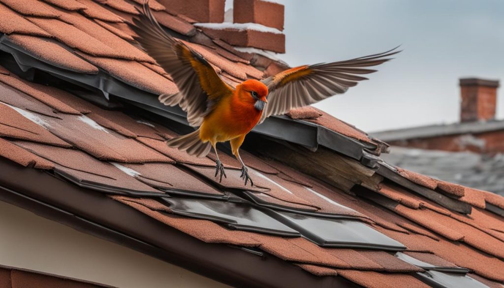 Vogelwering Dakgoot