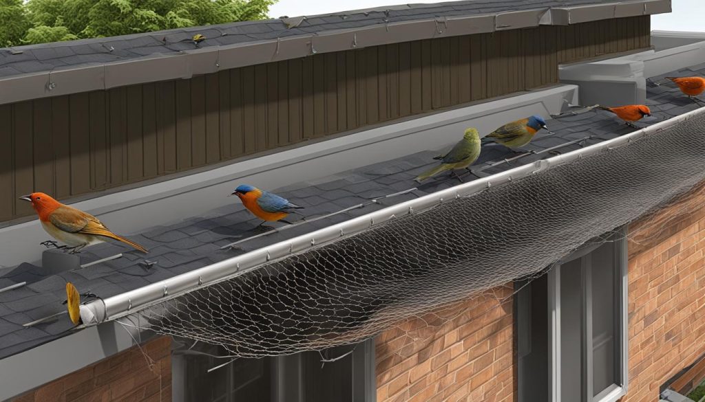 Vogelwering Dakgoot