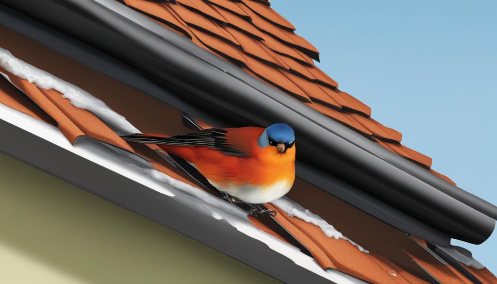 Vogelwering Dakgoot